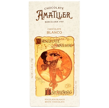 Amatller Hvid chokolade - 70g